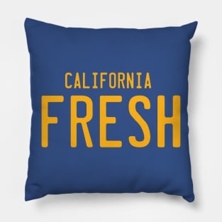 California Fresh License Plate Pillow