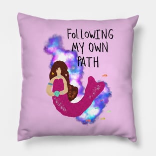 Following my own path Pillow