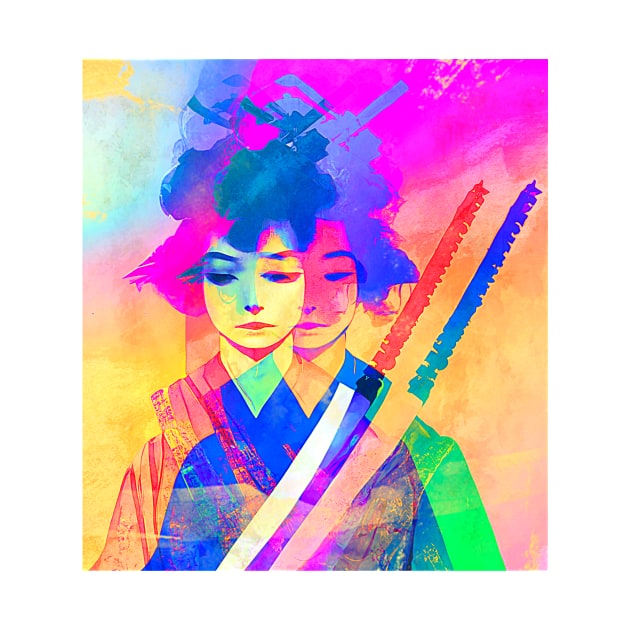 Samurai Girl 2 by Edongski303 Teepublic Merch