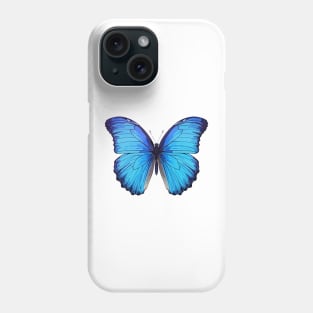 Blue Morpho Butterfly Phone Case