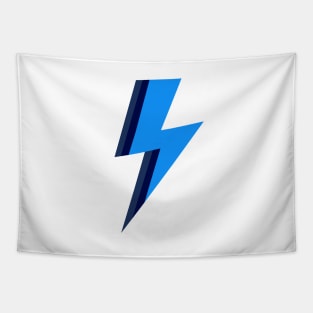 Blue Stripe Lightning Bolt Tapestry