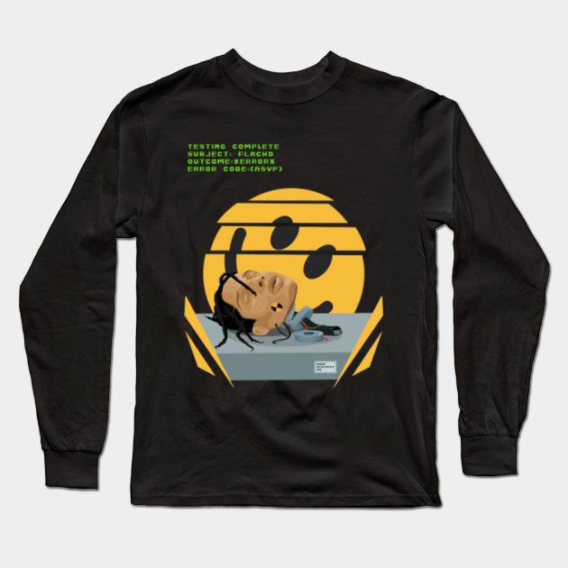 Testing Asap Rocky Long Sleeve T Shirt Teepublic