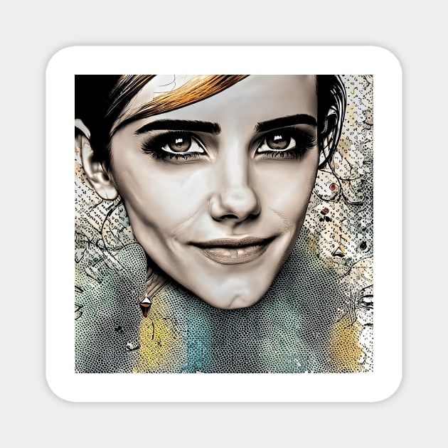 Emma rasterized Magnet by bogfl