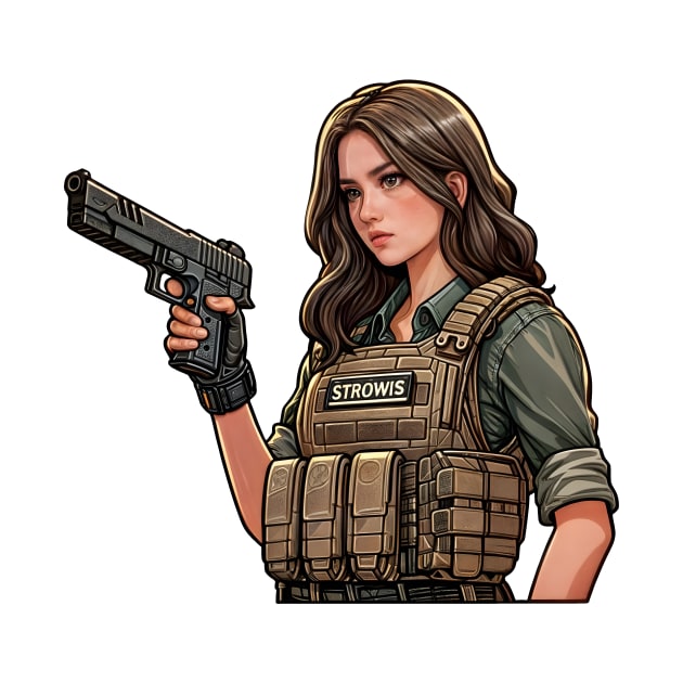 Tactical Girl by Rawlifegraphic