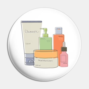 Cute Skin Care Essentials Pin