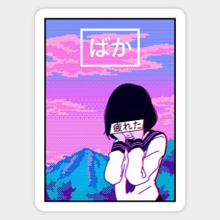 Aesthetic Girl Active  Sticker for Sale by Smoothnooth