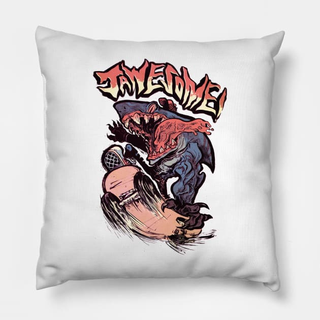 JAWESOME Pillow by scumsuck