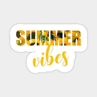 Sunflower Summer Vibes Magnet