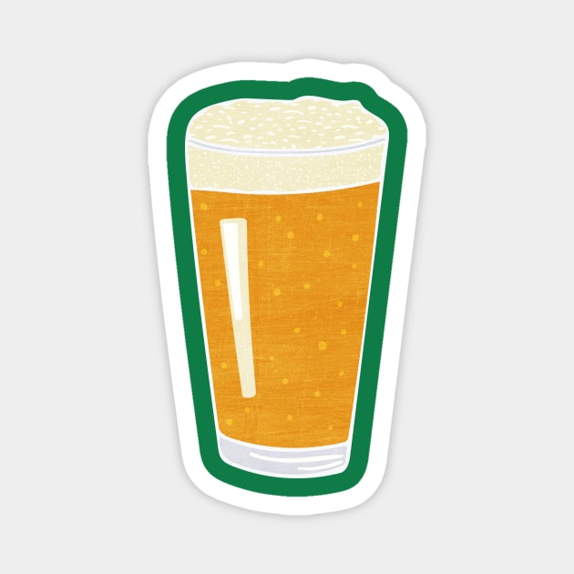 The Pint Glass Magnet by Jacqueline Hurd