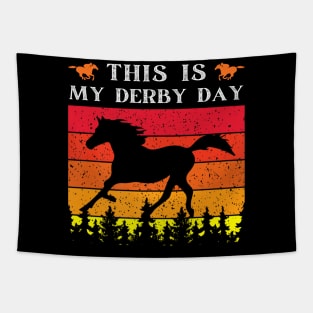 This is my derby day retro Tapestry