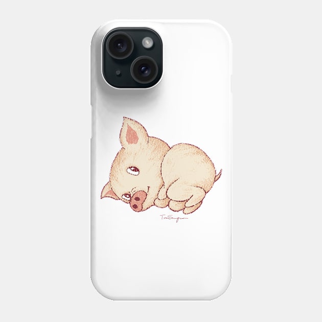 Cute Pig Phone Case by sanogawa