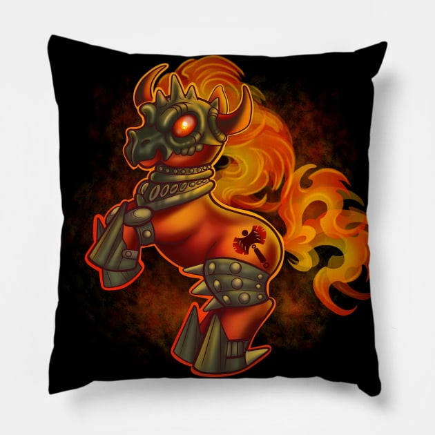 My Little Apocalypse Pillow by InkyMcStapleface