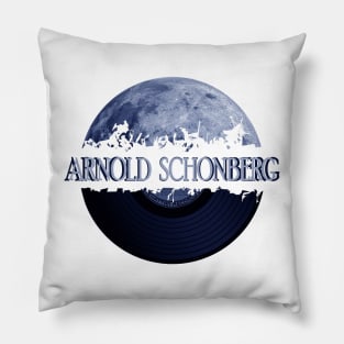 Arnold Schonberg blue moon vinyl Pillow