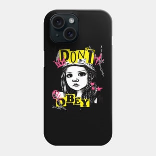 Pirate baby girls don't obey Phone Case