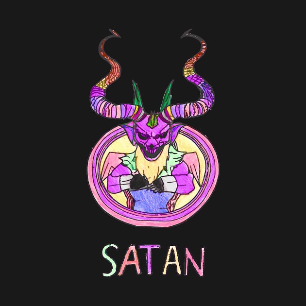 Coloring Book Satan 4 by Tirsatns Stuff