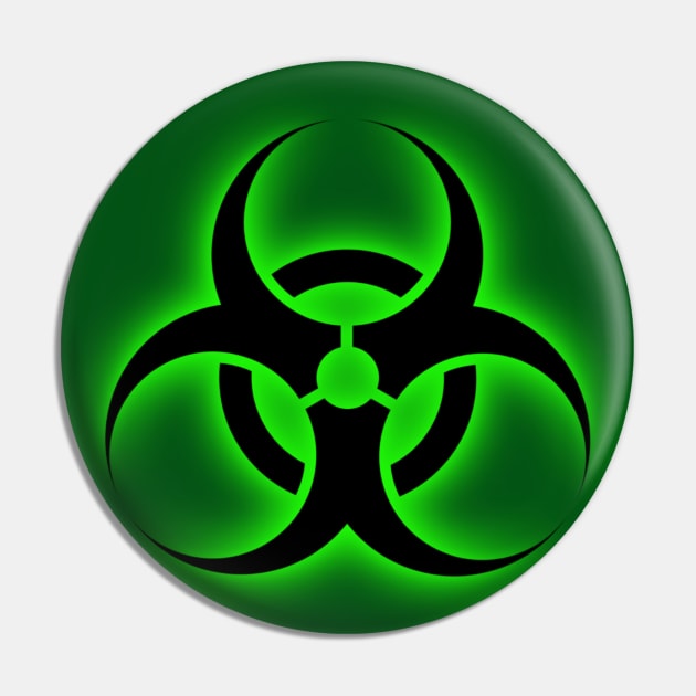 Biohazard Pin by Celtic Morrigan