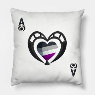 Ace of Hearts Pride Pillow