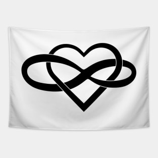 Infinity Heart T-Shirt Tapestry