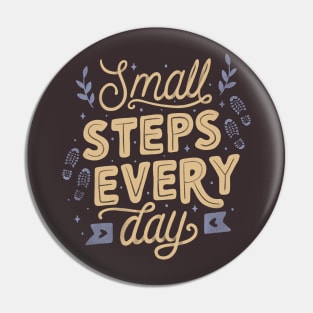 Small Steps Every Day Pin