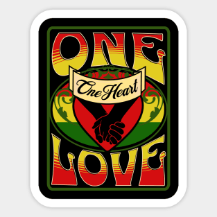 ONE LOVE Sticker - Urban Suburban Apparel