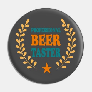 Professional beer taster Pin