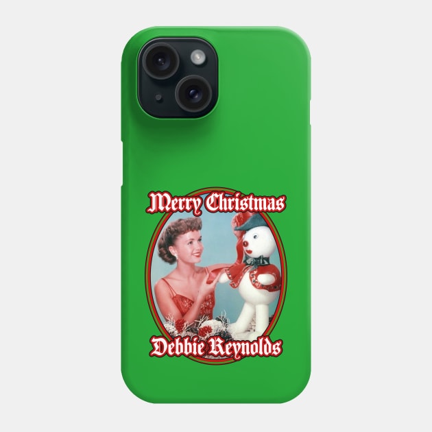 Debbie Reynolds: Merry Christmas Phone Case by Noir-N-More