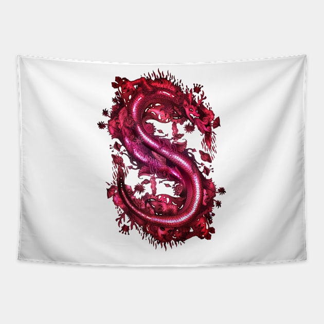 S - Letter Tapestry by VeronicaLux