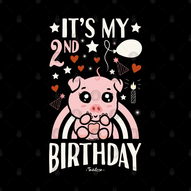 It's My 2nd Birthday Pig by Tesszero