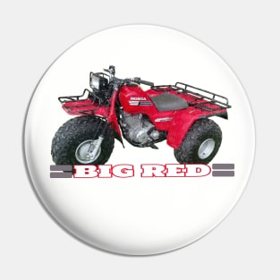 BIG RED 3 WHEELER ATV Pin
