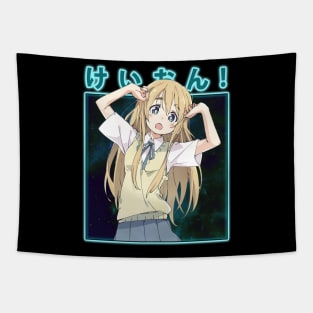 The K-on! Music Club Harmonizing Friendship and Melodies Tee Tapestry