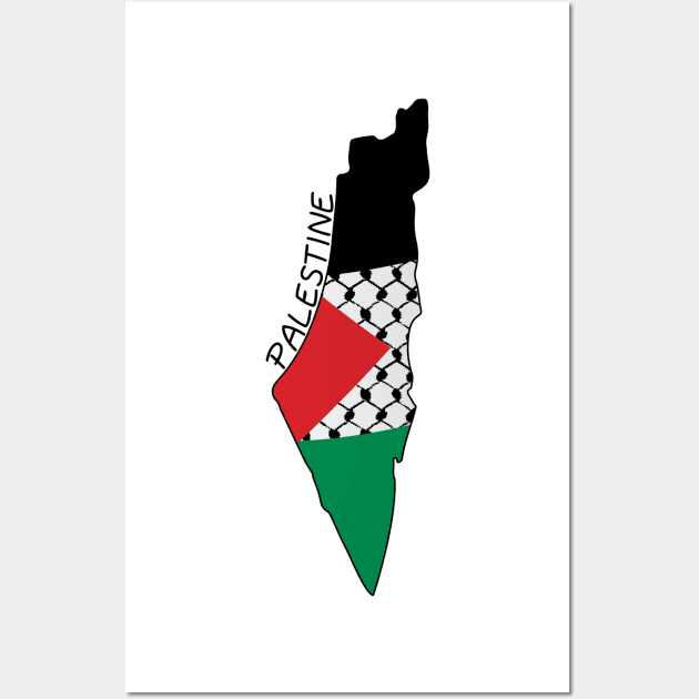Palestinian keffiyeh, Palestine map Pattern' Apron