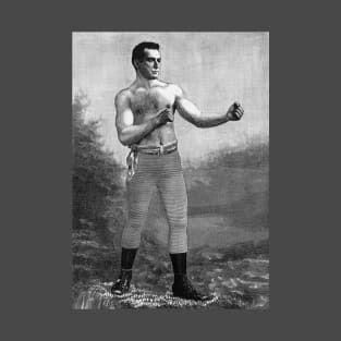 Vintage Sports Boxing, Profile of Victorian Boxer T-Shirt