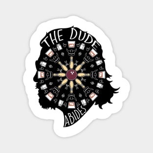 The Dude Abides Magnet