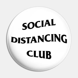 Social Distancing Club Pin