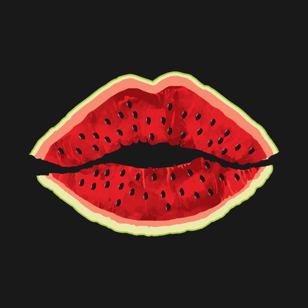 'Watermelon Lips' Awesome Watermelon Gift by ourwackyhome