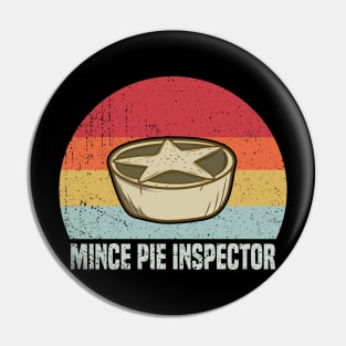 Mince Pie Inspector Pin