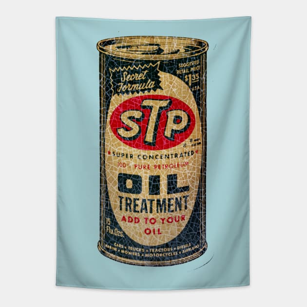 STP Oil Tapestry by Midcenturydave