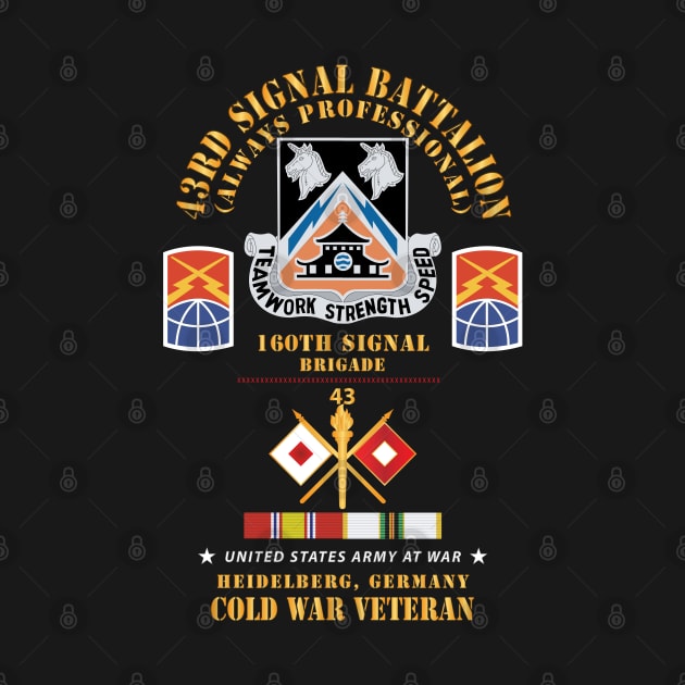 43rd Signal Bn, 160th Signal Brigade, Heidelberg, Germany w COLD SVC X 300 by twix123844