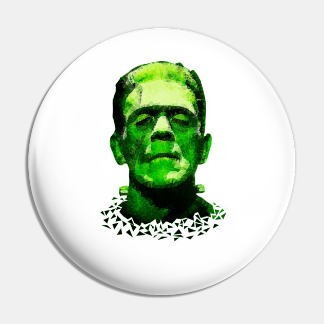 Frankenstein - neongreen Pin by Ancello