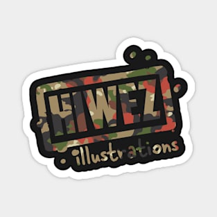 HIWEZ logo Swiss Alpenflage Magnet