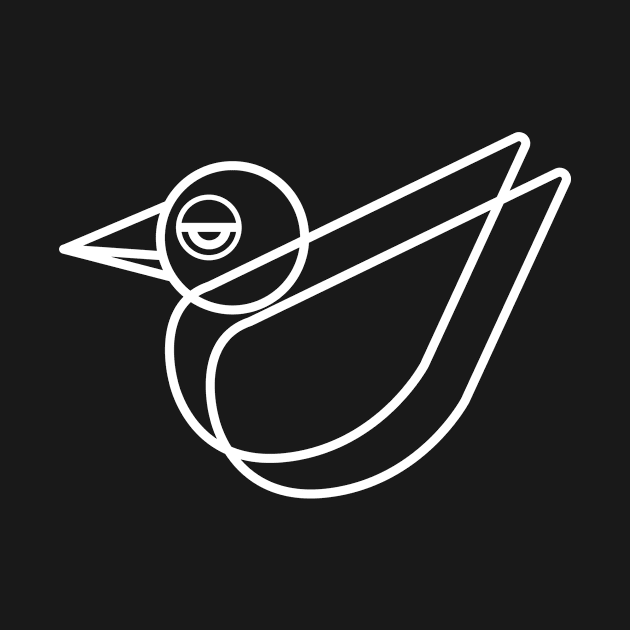 Minimalist Bird Lineart by livania