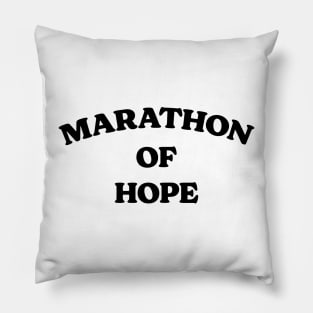 Marathon Of Hope v2 Pillow