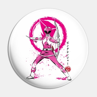 Pink Ranger sumi e Pin