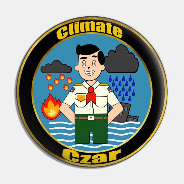 Climate Czar Pin by Sploot