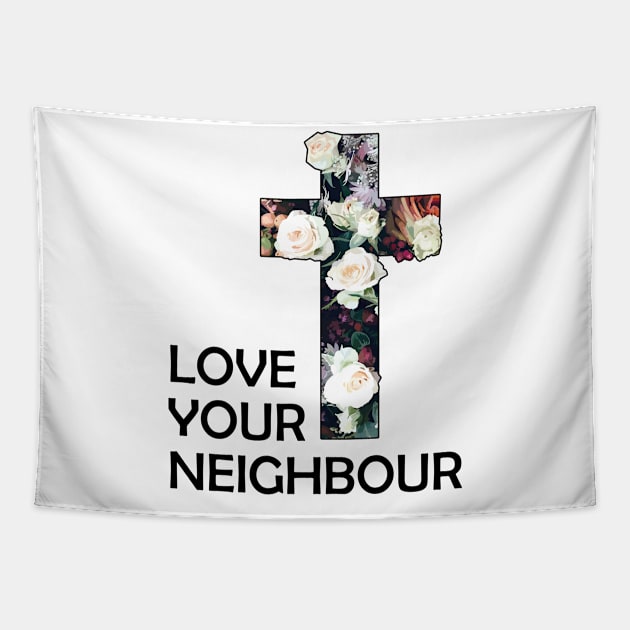 Christian Love Your Neighbour Tapestry by Jennifer