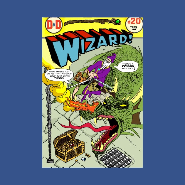 Wizard! Comic Cover by SwordMace