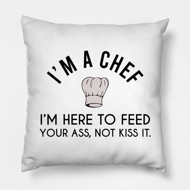 I'm a Chef - Cook Restaurant Pillow by stokedstore