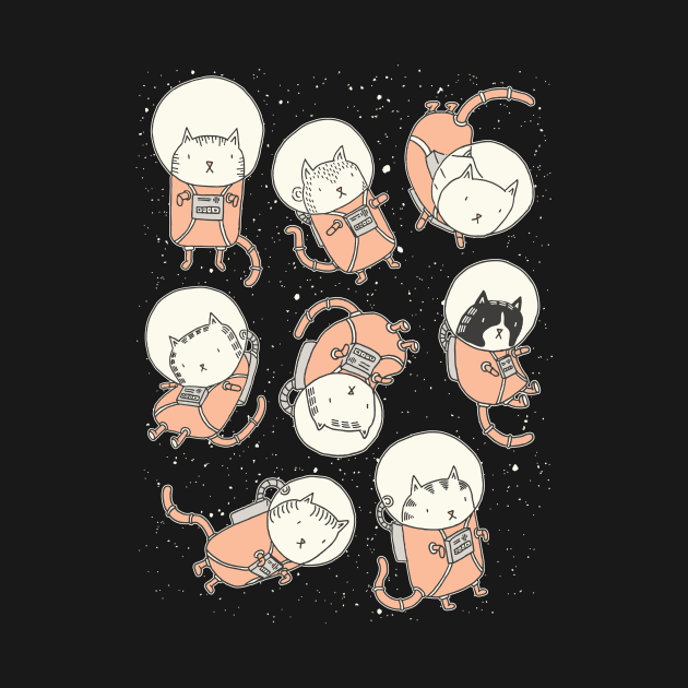 Cat Stronauts by brockart