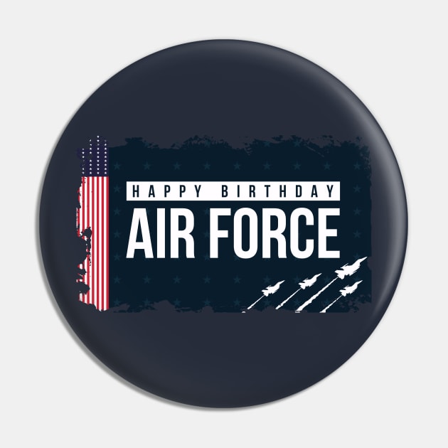 Happy Birthday U.S. Air Force Pin by erwinwira