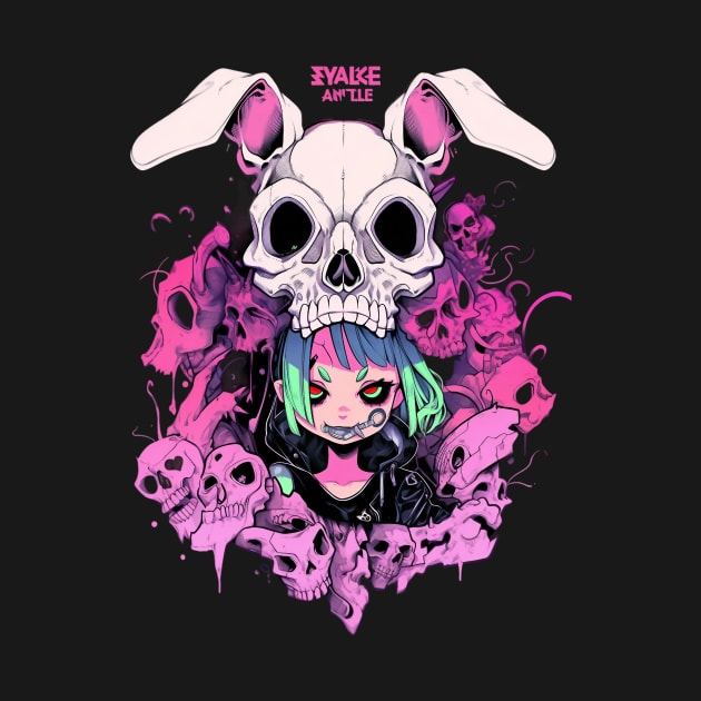 Bunny girl senpai Rainbow Goth by MikeyMeta